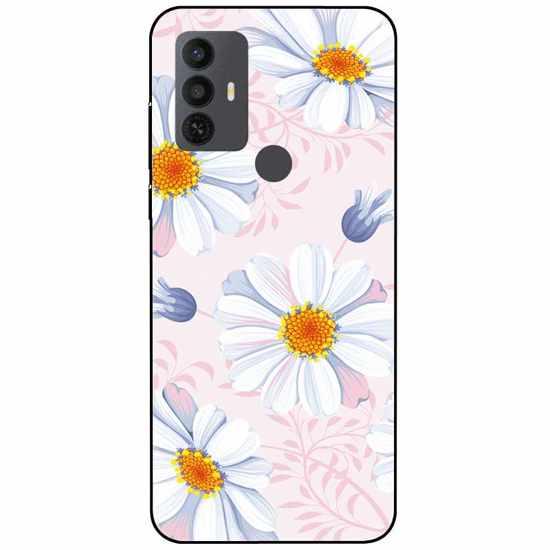 Für TCL 30 SE Hülle 305 6.52'' Silikon Weich Mode TPU Handyhülle für TCL 305 306 30SE Hülle 6165A Bumper Funda für TCL30SE 405