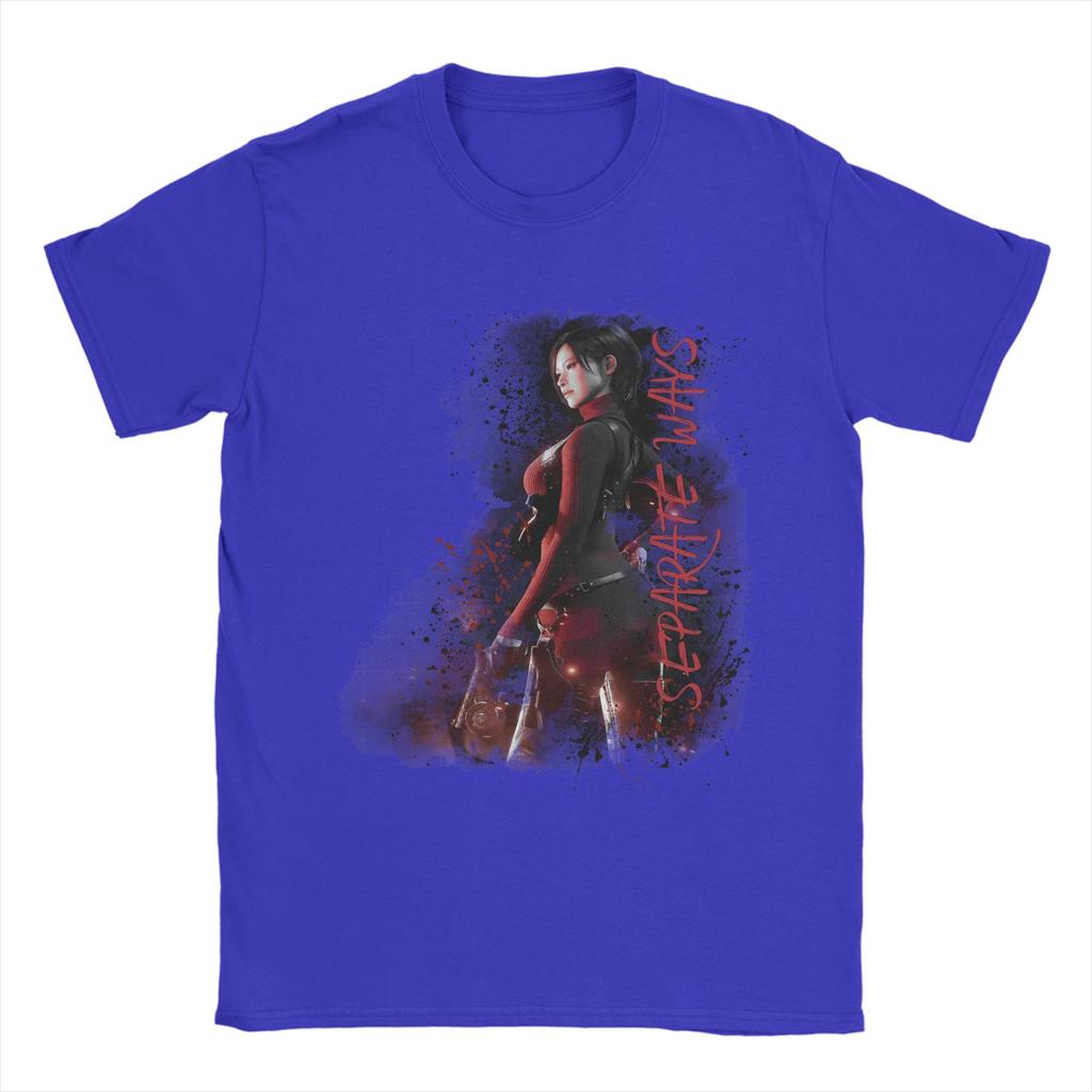 Separate Ways Ada Wong Tshirts Unisex Cotton Clothing Novelty Crewneck Short Sleeve
