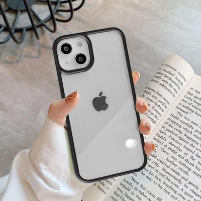 Candy Shockproof Silicone Bumper Phone Case For Phone Case  Transparent Protection Back Cover