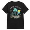 Foreign Trade Men's Loose Shoulder Men's and Women's T-shirts 3D Digital Printing Letter Printing European and American Large Size Short Sleeves