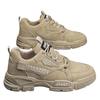 Large Size Spring and Autumn New Breathable Workwear Men's Shoes Versatile Thick Soled Construction Site Work Board Shoes Men