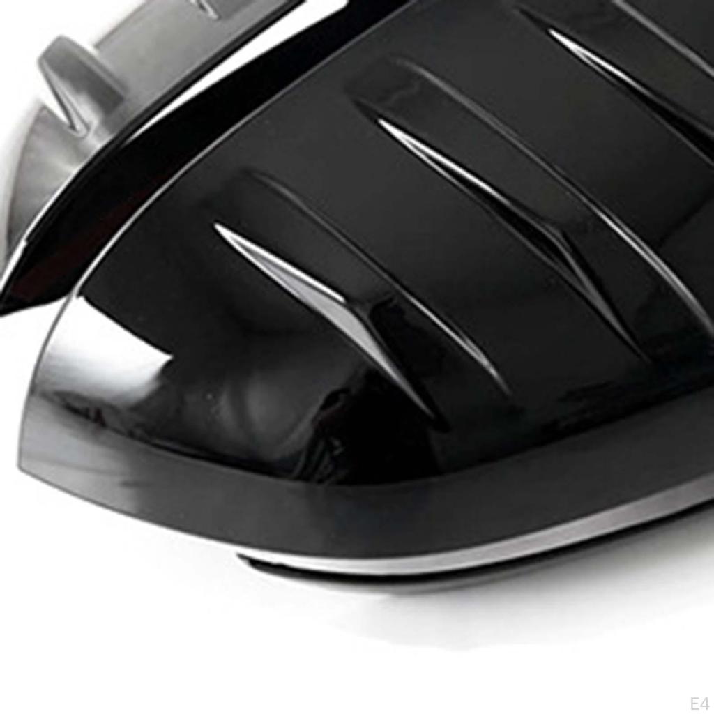 Rearview Mirror Cover Easy to Install Professional Exterior Accessories Black Protection