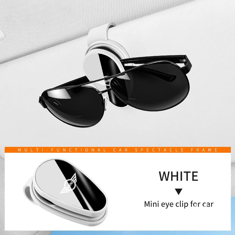 Car Sun Visor Glasses Holder Sunglasses Storage Eyeglasses Clip For BMW MINI Cooper Countryman Clubman R55 R56 R60 F55 Stickers