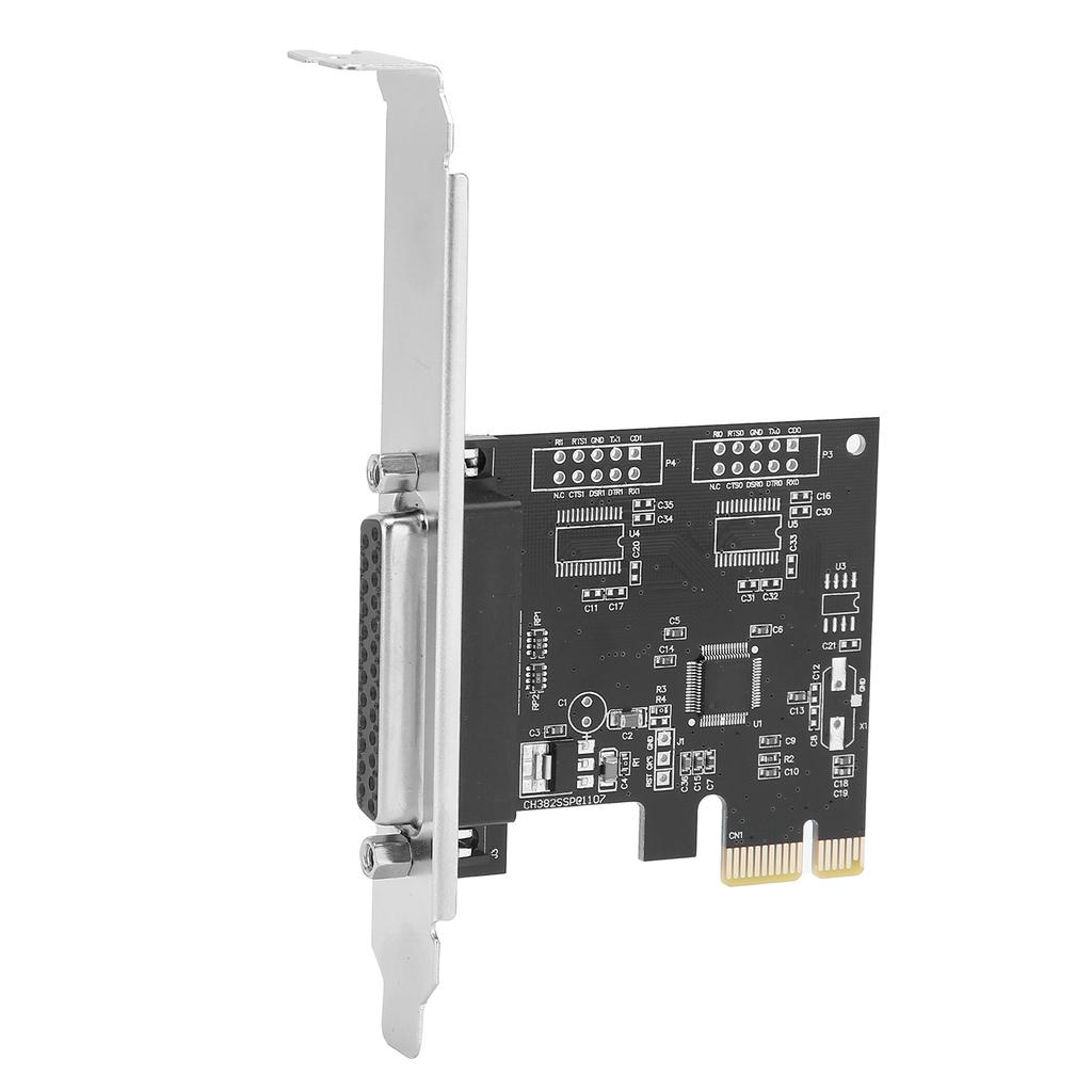 PCI Express Card 25 Pin PCIe Parallel Expansion Board for Desktop Computer Printer Port