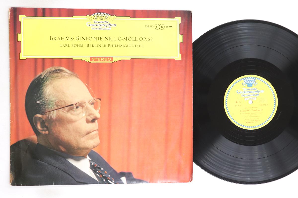 

LP Record KARL BOEHM, BEILINER PHILHARMONIKER - Brahms Sinfonie Nr1 C Moll Op68 138113SLPM DEUTSCHE GRAMMO 1964 Germany Classical Used