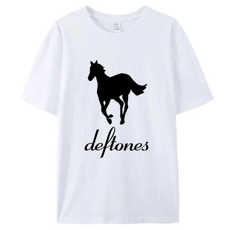 2024 Deftones Merch Chino Moreno Diamond Men's T-shirt Short Sleeve Tees Men's Loose T-shirt Men's Tops New Brand Men's Clothes