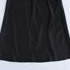 Kaslead New Arrival Women's Clothing Fashion Style Silk Satin Texture Elegant Short Sleeve Midi Skirt Dress 2330399