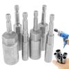 6Pcs Socket Adapter Set Extra Deep 1/4 Inch Hex Shank Nut Impact Driver Socket Adapter Quick Change Size 6/8/10/12/14/17mm