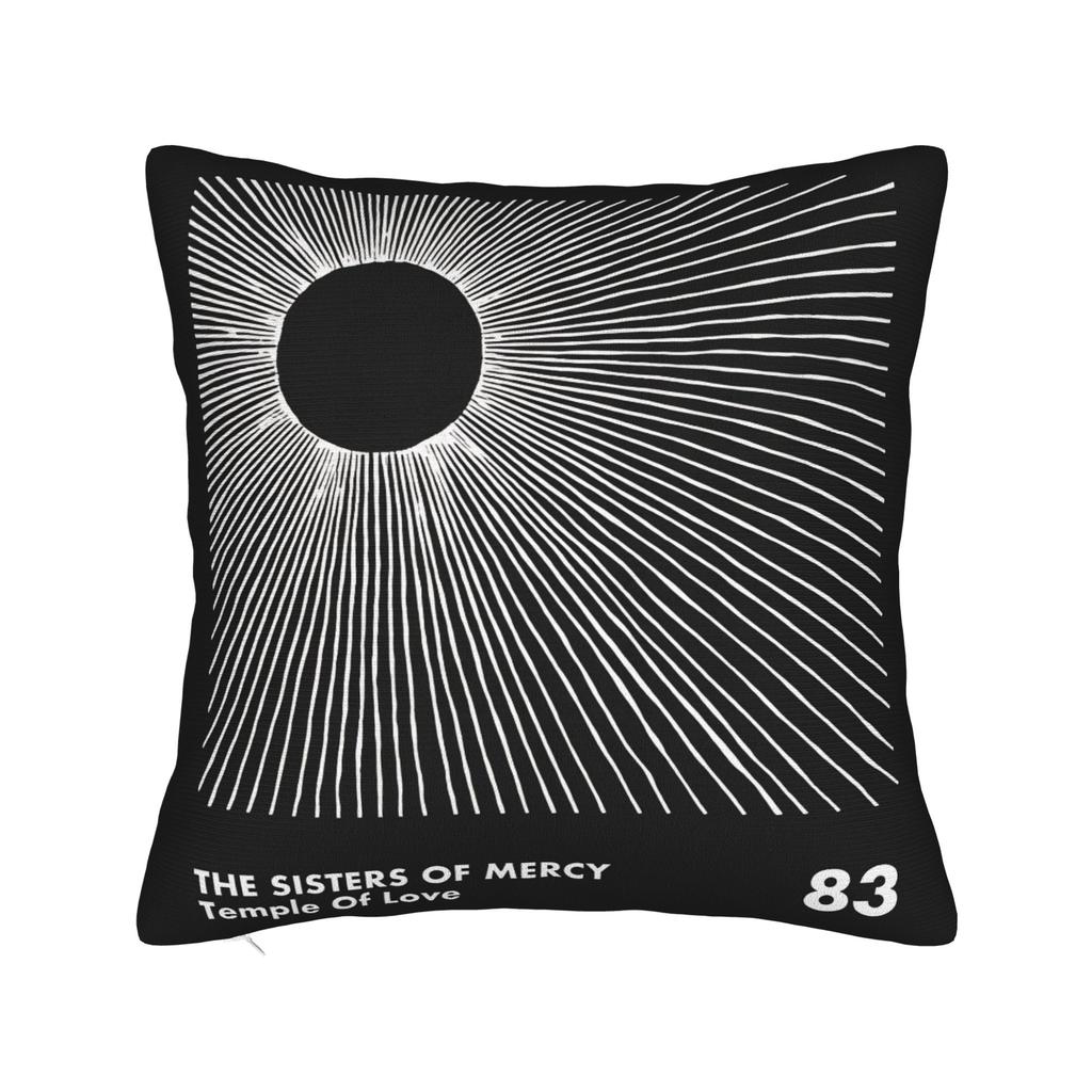 Band Sisters of Mercys Pillow Case Comfy Pillow Cover For Living Room Sofa Kawaii Cushion Cover