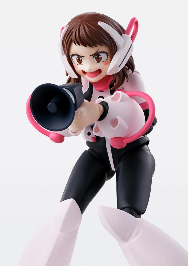 TAMASHII NATIONS My Hero Academia Ochaco ca. PVC ABS lackierte Actionfigur S.H.Figuarts Uraraka, 130mm, &