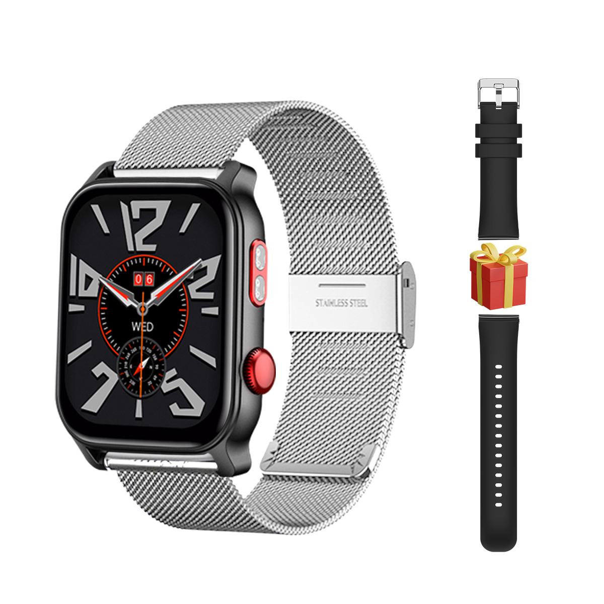 

Smartwatch QTLLBT 9 языков перевода, Bluetooth звонки, инструмент для изучения языка, водонепроницаемый, мультиспорт, пульсометр, кислород в крови, монитор сна