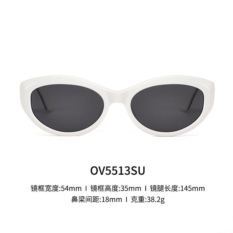 Cat-eye Sunglasses Rose Park Chae-young's Same Style Acetate Olym Sunglasses, UV Protection, European and American Fashion, High-end
