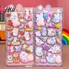 Mobile Phone Case Decal 3D Puffy Stickers Panda Rabbit Bear Animal Squishy for Aesthetic Sticker Assortment Kids Cute Bubble Butt Crafts Decor