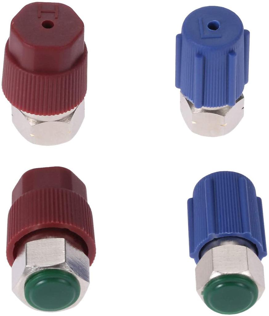 Bowarepro R134a Gas Charge Conversion Adapter R12 R22 to R134A Port A/C Pro
