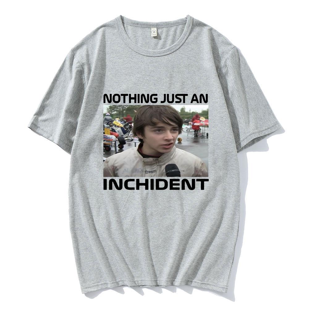 Customization Charles Leclerc Nothing Just An Inchident Interview T Shirt Unisex Vintage Oversized Short Sleeve Tee Shirt Casual Co