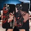 Japanese Oni Mask Girl Soft Phone Case for iPhone 16 16E 17 Air 15 Pro Max 14 Plus 13 Mini 11 12 7 Black Cover Back Shell