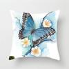 Butterfly Cushion Cover Sofa Chair Animal Flower Pillow Cover Home Decor Painted Pillow Cover