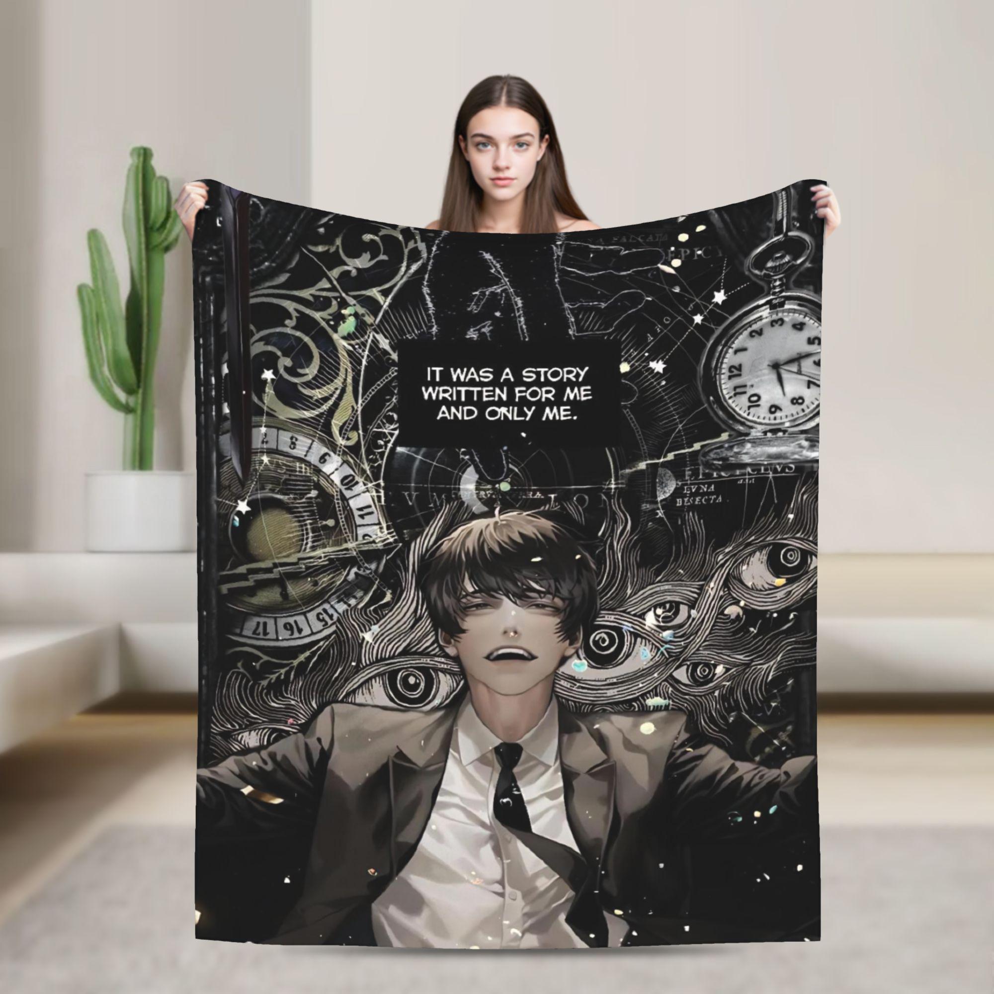 

Omniscient Readers Viewpoint Flannel Blanket Winter Soft Warm Throw Blanket for Kids Outdoor Novelty Bedspread Sofa Bed Cover 75x90cm