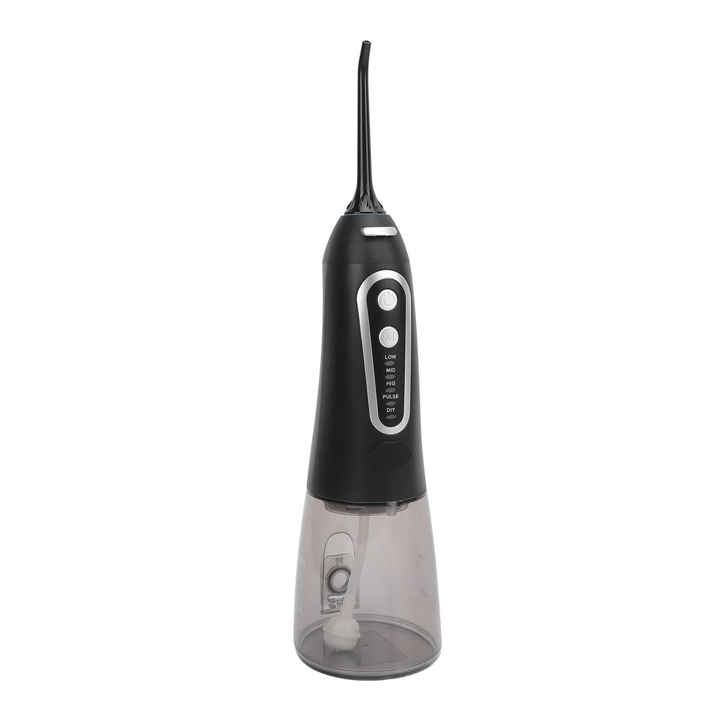 Cordless Water Irrigator 300 ML 110psi 5 Mode IPX8 Water Proof Oral Irrigator with 5 Replacement Nozzles