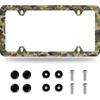 Bats License Plate Frame Stainless Steel Car Decorative 12.3 X 6.3 Inch | Bright License Plate Holders Auto Decoration For Front And Rear Car Tag