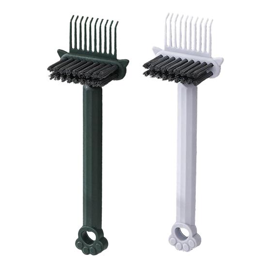 1/2/3/4Pcs Hair Brush Cleaner with Cat Paw Handle Double-sided Airbag Tool Portable Home Massage Comb Cleaning
