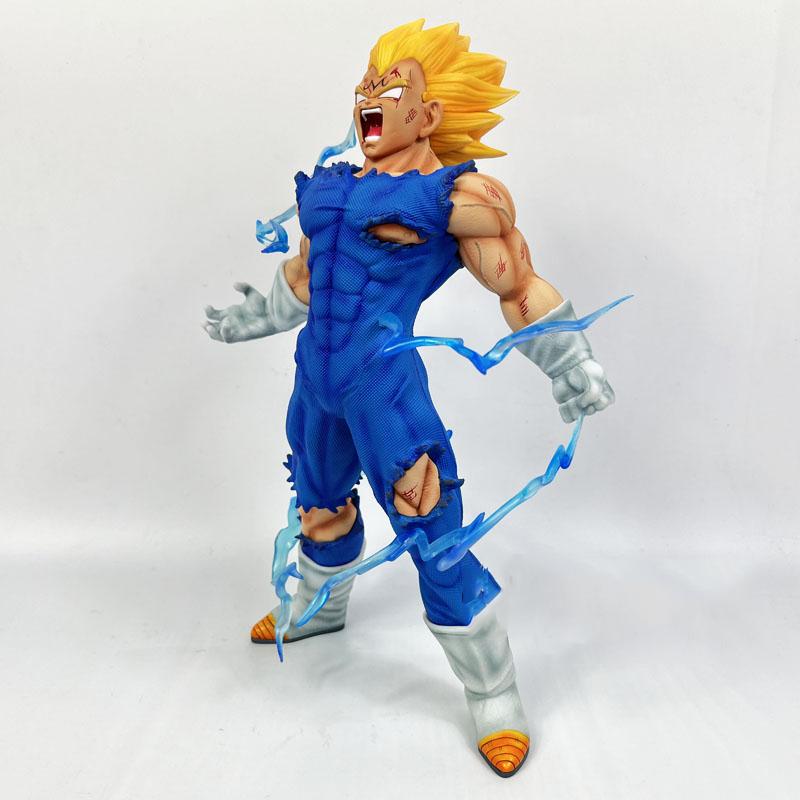27cm Dragon Ball Z Majin Vegeta Figurka Anime Samozniszczenie Super Saiyan Figurki Akcji PVC Statua Figurka Model Zabawki Prezent