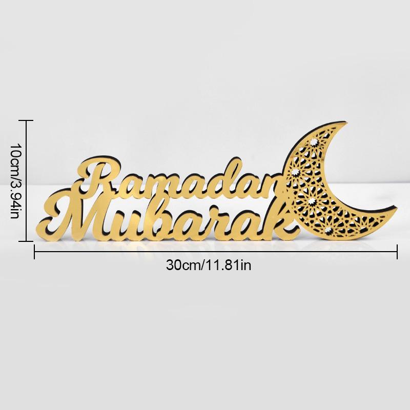 Ramadan Bismillah Akryl Trepynt Eid Mubarak Hjemmedekorasjon Islamske Muslimske Festartikler Alhamdulillah Mashallah 2025