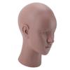 Female Bald  Mannequin PVC Soft Rubber Human Skin Texture Makeup Practice Mannequin  for Wig