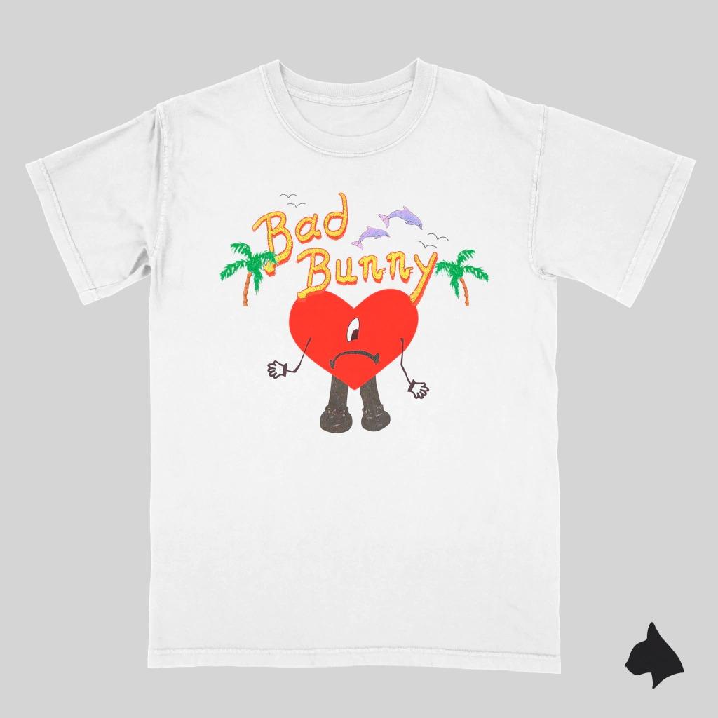 

Bad Bunny Ablum Graphic Tshirt Oversized Women Unisex Short Sleeve Algodon Rower DTG The Bad Bunny House High Quality Clothing 4XL
