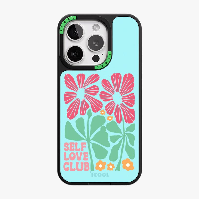 Replaceable Back Plate Mobile Phone Case Iphone15 Flower Apple 14pro Removable Magnetic Two-in-one Can Be Changed At Will