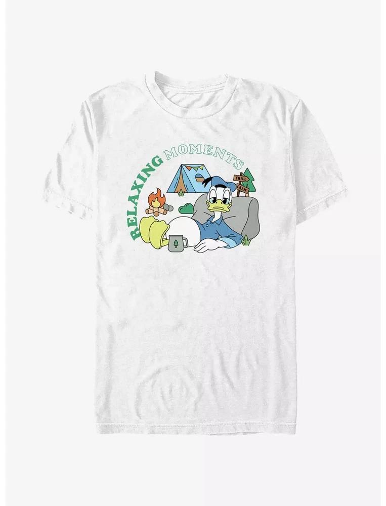 Donald Duck Relaxing MoUnisexts White TShirt S