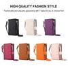 Crossbody Cards Solt Wallet Flip Leather Case for Samsung Galaxy Z Fold8 Fold 8 Wide Shockproof for Magsafe Book Stand Cover