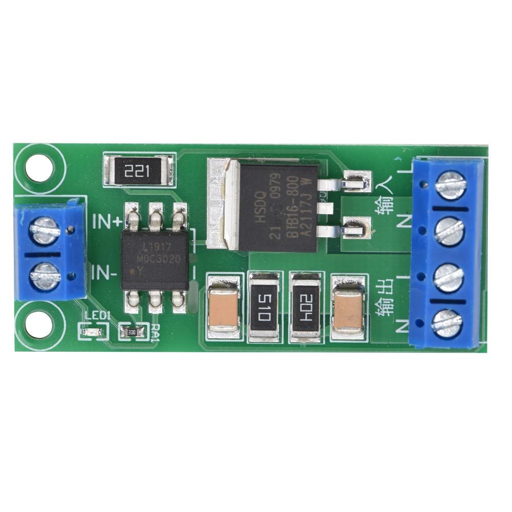 Isolation Module YF-71 SCR Module DC 3.3V/5V AC 220V Trigger Switch Module 5A Output DC Control AC Thyristor Control Board Bulbs