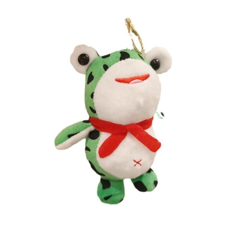 Adorable Plush Frog Keychain Super Soft Long Legged Stuffed Animal Toy 15cm