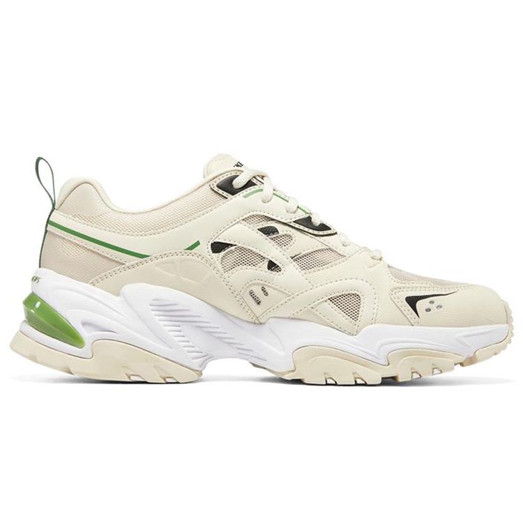 Skechers Stamina V2 Mecha Shoes II Fabric Leather Fashion Low Top Casual Shoes Men sneakers Khaki-Green 894127-NTMT