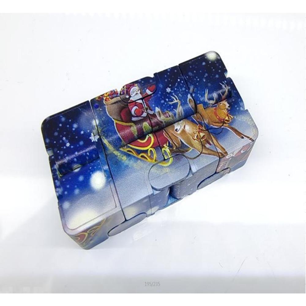 Starry Sky Christmas Magic Cube Children Adult Autism Anti Stress Relief Funny Hand Game  Fidgets Decompression Toys