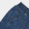 Women's Patchwork Casual Loose Skirt Skirt With Pockets Denim Color Skirt