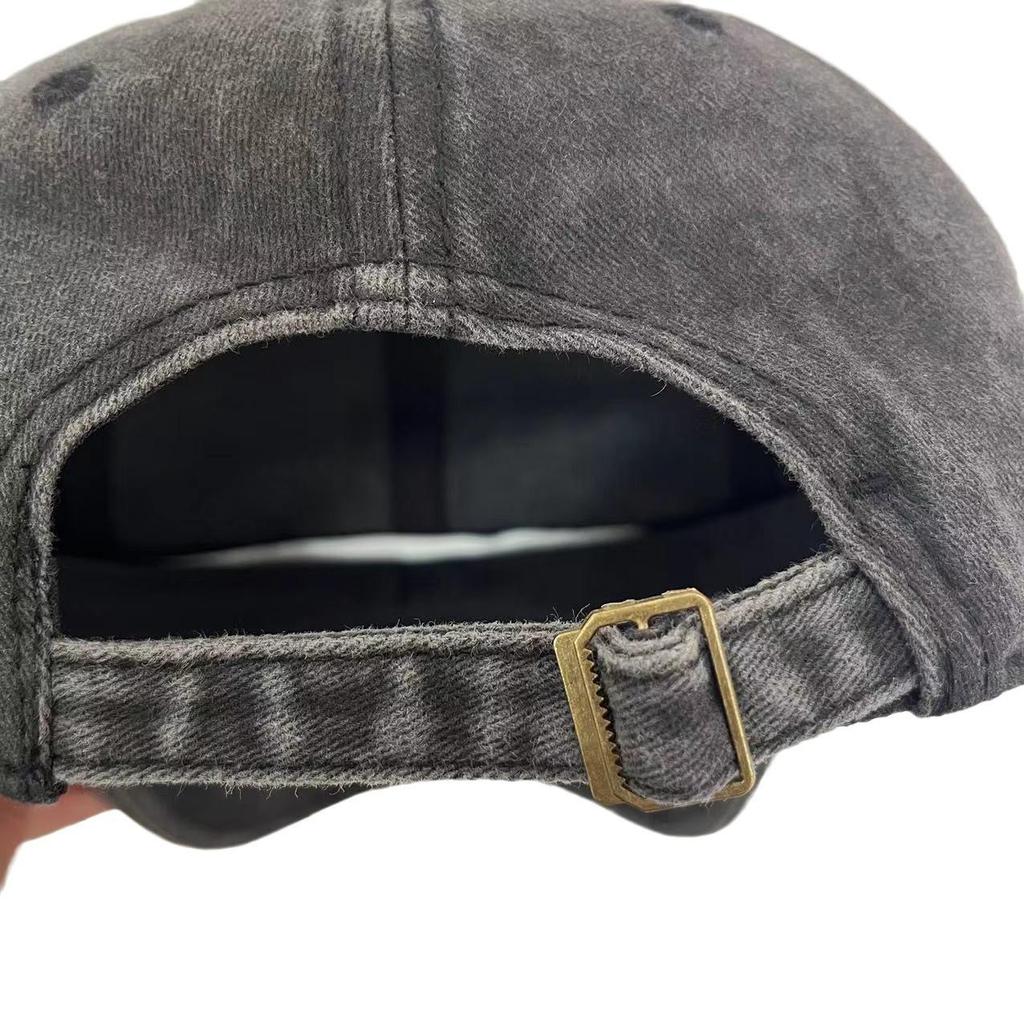 Unisex Classic Retro Washed Baseball Cap: Versatile Sunshade and Duckbill Design for Fashionable Sun Protection
