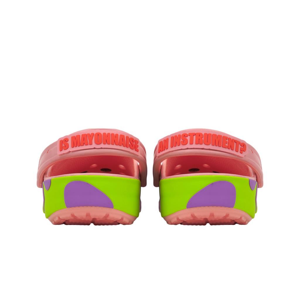 Bob Esponja x Crocs Classic Clog Patrick Star Zapatillas Unisex Rosa Verde 209479-737