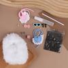 Creative Handmade Twisty Stick Little Cat Doll Pendant Toy Plush Gifts Diy Material Package Keychain For Handicraft Enthusiasts