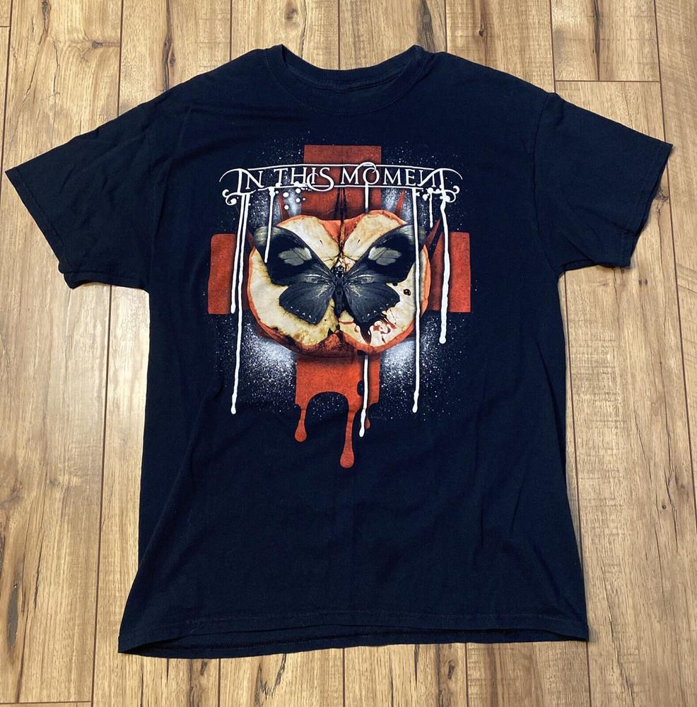 In This Moment Band Apple Butterfly Cotton Men Women Tee Adult Shirt QX726 Unisex T-Shirt M