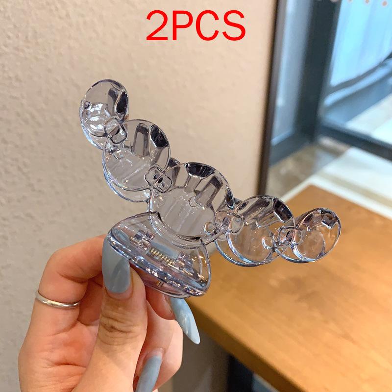 (87 Styles) 2pcs/ Set New Large Jelly Color Hair Clip Acrylic Hair Claw Shark Clamp For Women Girls Fashion Summer Updo Headwear Hair Accessories