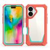Für iPhone 16 Plus Hülle Abnehmbar 2 in 1 TPU + PC Stoßfest Handy Rückseite