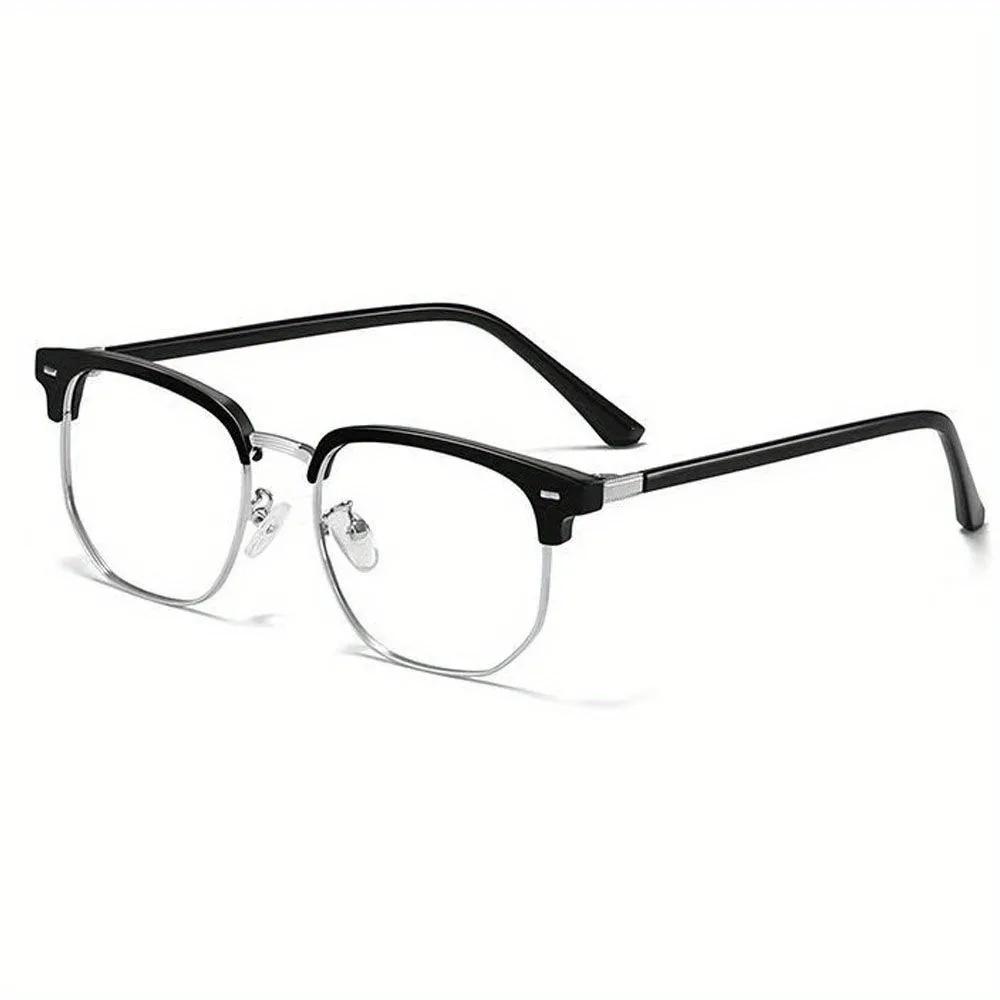 Fashionable Pochromic Glasses Retro Square frame for Men and Women Anti-blue Light