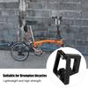Folding   Front Bracket Aluminum Alloy Bike Bag Rack Mount Base for