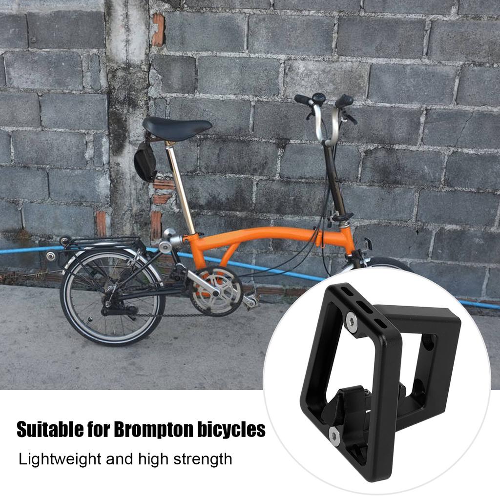 Folding   Front Bracket Aluminum Alloy Bike Bag Rack Mount Base for