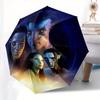 1pc Avatar, Na'vi Themed High-quality Umbrella,Automatic Opening and Closing Umbrella,Multi-functional Umbrella G0811122