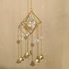 Star Moon Crystal Sun Catcher Bohemian Rainbow Maker Wind Chime  Home Outdoor Garden Hanging Ornament Window Decoration New In