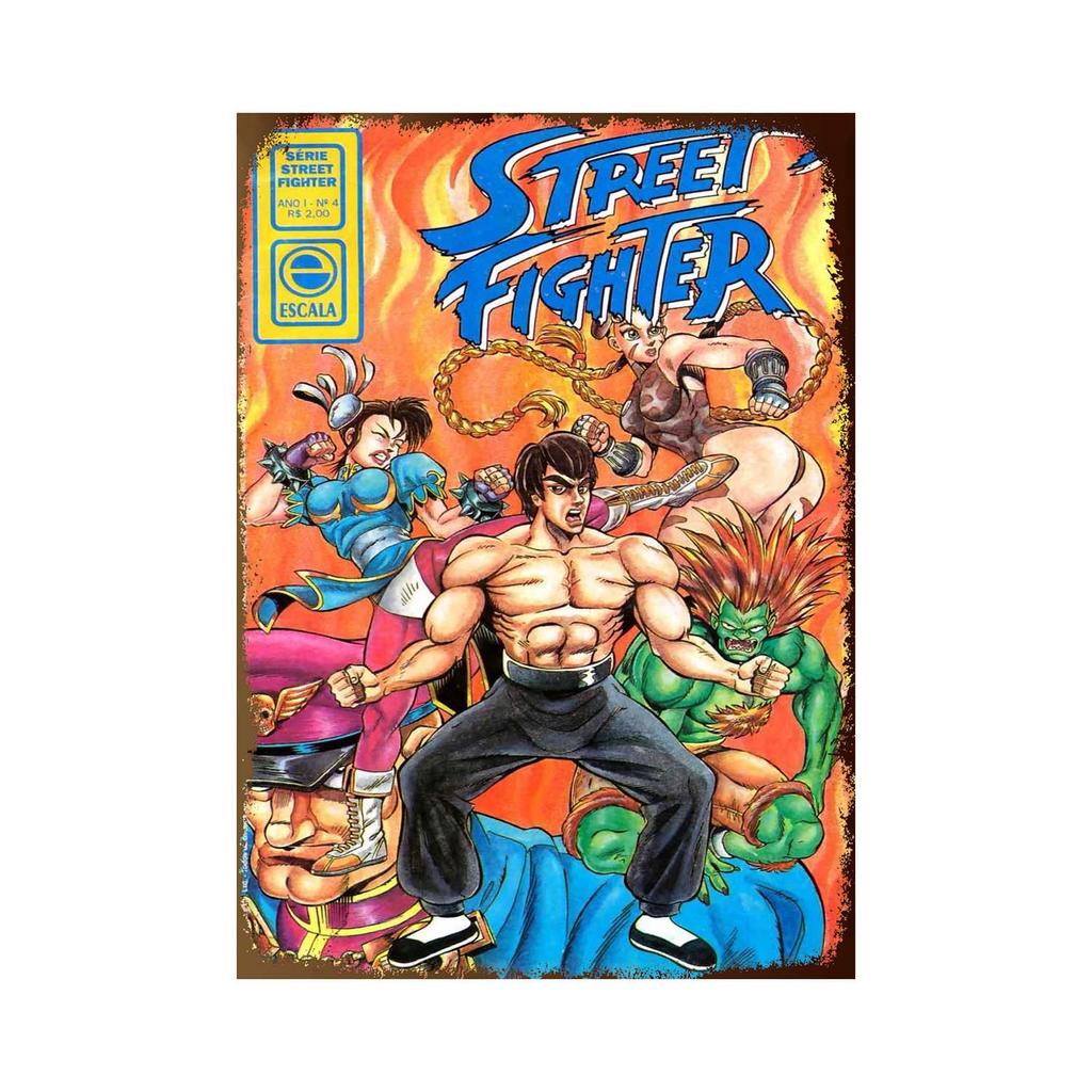 Cartoon Anime Signs Double Dragon Movie Poster Vintage Decoration Wall Metal Tin Sign Garage Tin Board Painting Art Plate Sig