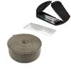 Universal Fireproof Heat Insulation Motorcycle Exhaust Wrap - Anti-Scald, Anti-Burn Banana Fiber Cloth
